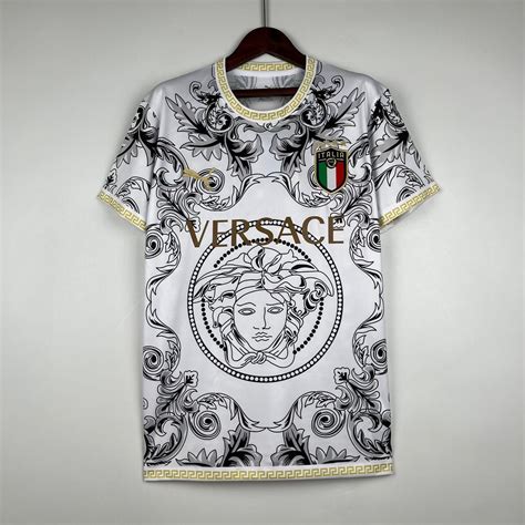 camisa da italia versace|versace white jersey kit.